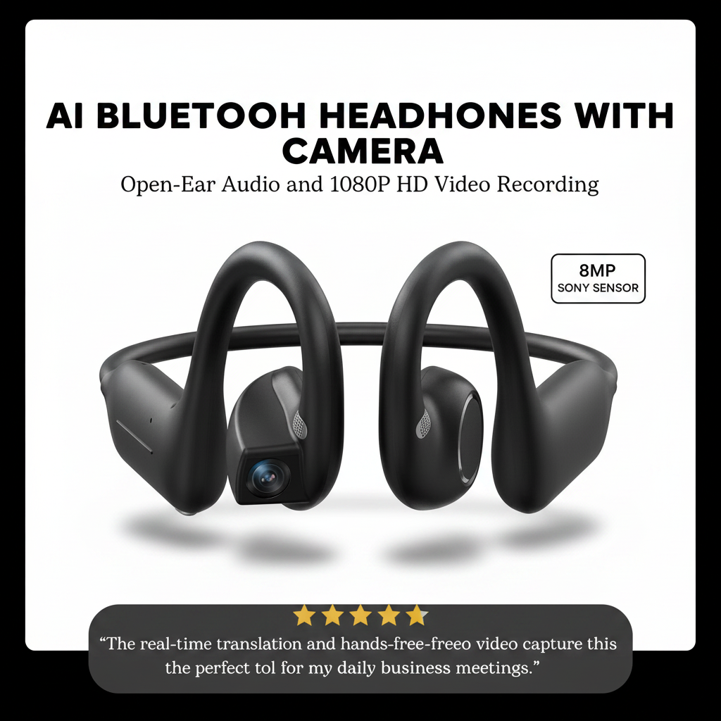 Aura Vision™ AI Camera Headphones