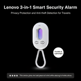 Lenovo 3-in-1Smart  Door-mounted Security Alarm Privacy Anti-theft Device Smart Infrared Detector LED Light Hotels Anti Take Cam