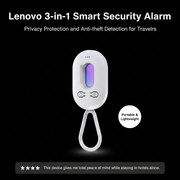 Lenovo 3-in-1Smart  Door-mounted Security Alarm Privacy Anti-theft Device Smart Infrared Detector LED Light Hotels Anti Take Cam